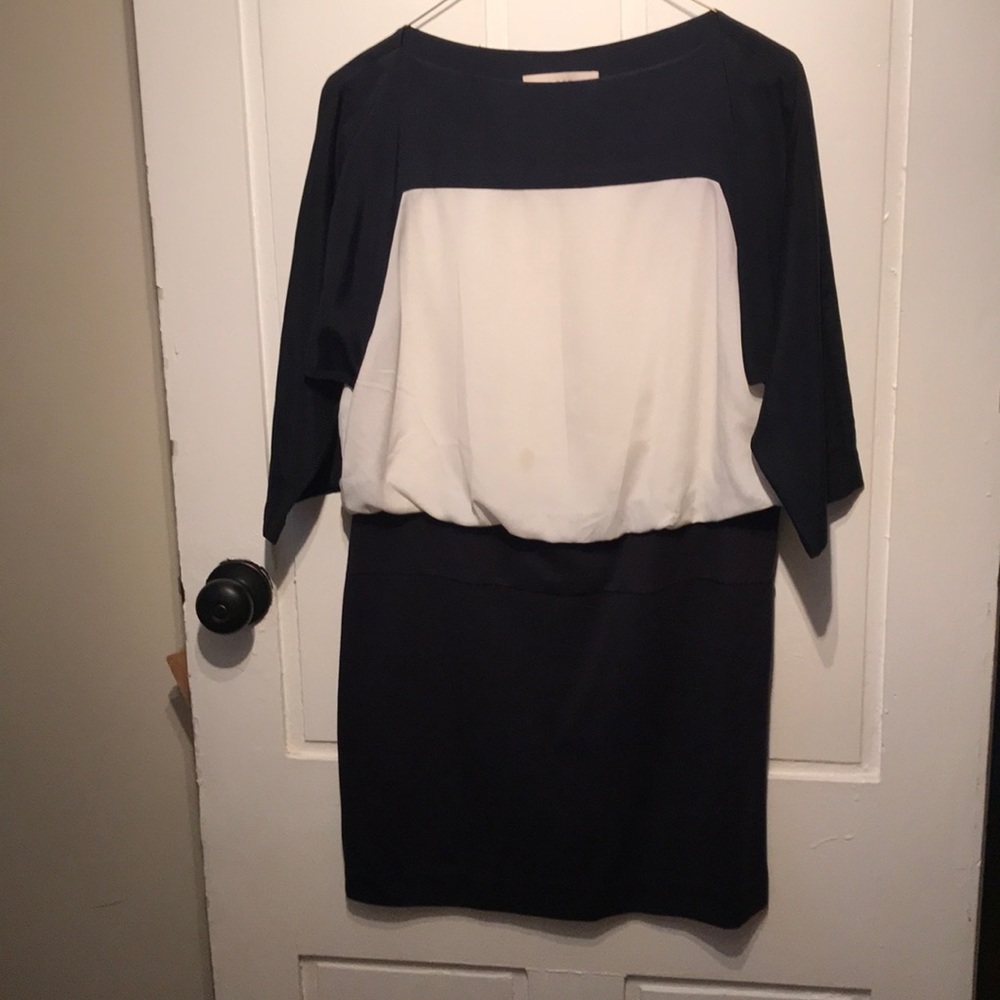 Loft Classic Black and White Dress